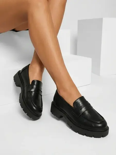 Dámské mokasíny na hrubé podešvi Olifes