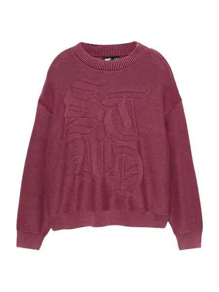 Pull&Bear Sveter  burgundská