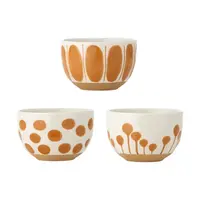 Sada misek Bloomingville Linora 3-pack oranžová barva