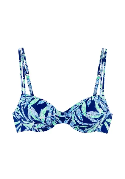 VIVANCE Bikinový top  svetlomodrá / tmavomodrá