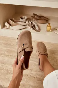 Dámské mokasíny Ismora v tmavé béžové