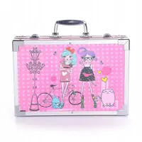 MG Art Suitcase Girl sada pre maľovanie v kufríku pre deti 145ks, ružová
