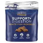 FISH4DOGS Maškrty pre psov s kúskami bielej ryby 225 g