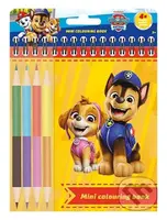 Mini omalovánky s pastelkami Tlapková Patrola