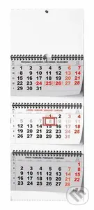 Tříměsíční skládaný kalendář 2026 - nástěnný kalendář