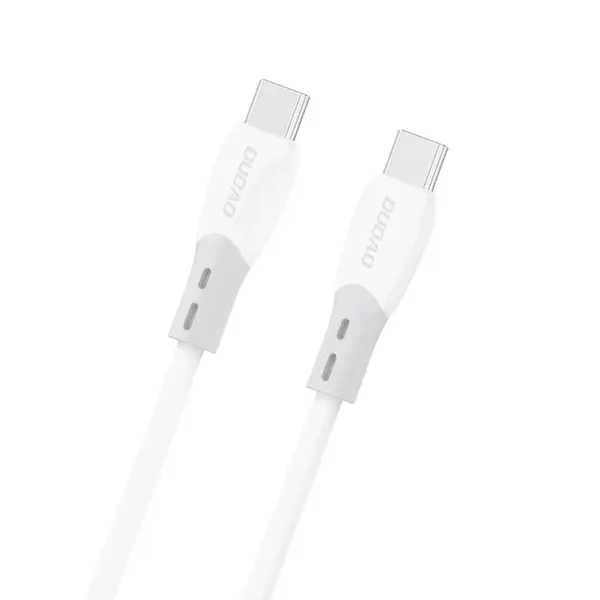 Dudao L25SC kabel USB-C - USB-C, 60W, 2 m, bílý