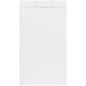 Sprchová vanička obdĺžniková SAT Fusion 160x80 cm liaty mramor Blanco SATFU16080BL