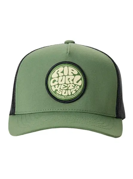 Rip curl dětská kšiltovka Wetsuit Icon Trucker Aloe | Zelená | Velikost One Size