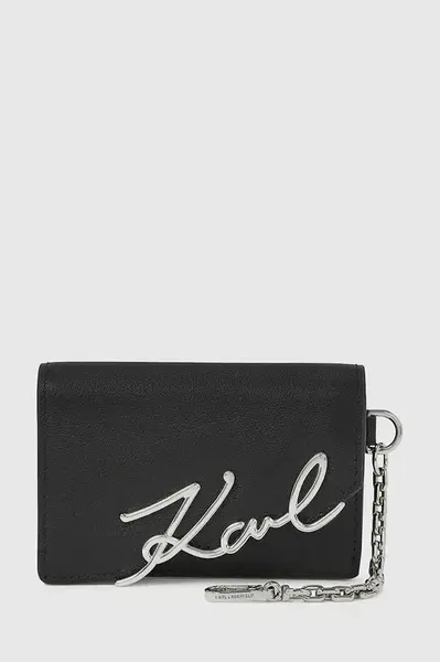 Kožená peněženka Karl Lagerfeld K/SIGNATURE