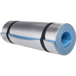 Crossroad ALU 2XPE T10 Pěnová karimatka dvouvrstvá s ALU fólií, modrá, velikost