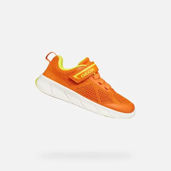 Oranžové chlapecké tenisky Geox