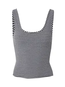 studioselect Top 'Cindy'  tmavosivá / biela