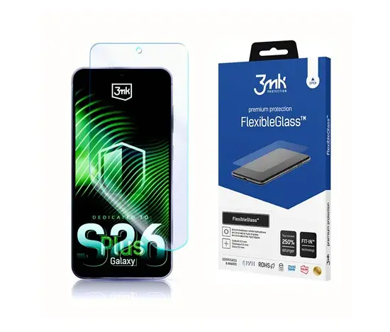 Tvrzené hybridní sklo 3mk FlexibleGlass pro Samsung Galaxy S26