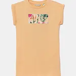 Dětské bavlněné šaty Guess oranžová barva, mini, K5GK18 KAUG0