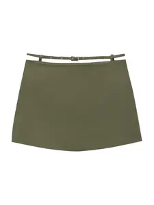 Pull&Bear Sukňa  olivová