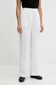 Lněné kalhoty Tommy Hilfiger