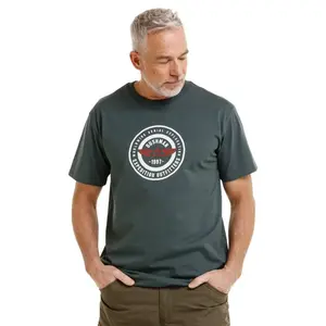 Bushman Pánske tričko Moor, tmavozelené XXXXL