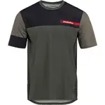 Horsefeathers QUANTUM Pánsky cyklistický dres, tmavo zelená, veľkosť