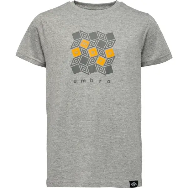 Umbro AMEEL Chlapecké triko, šedá, velikost 140-146