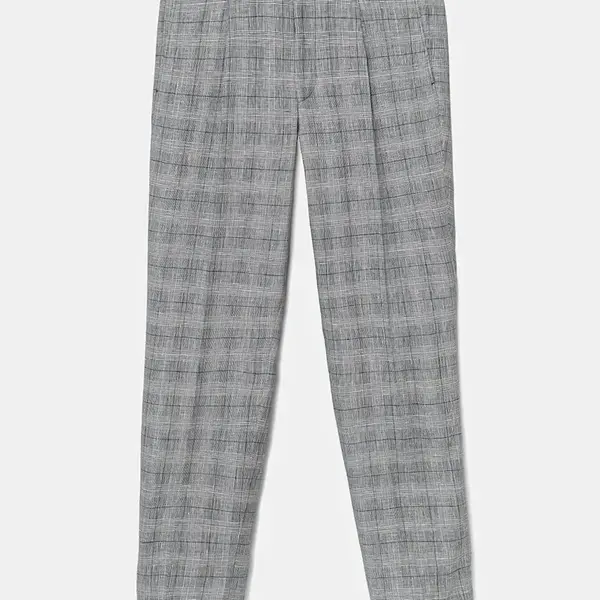 Lněné kalhoty Michael Kors