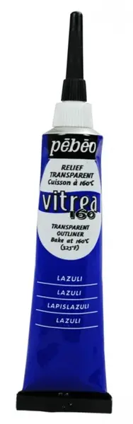 Kontura na sklo Vitrea 20ml – modrá lazuli