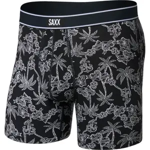 SAXX DAYTRIPPER COMFORT STRETCH BOXER BRF FLY Pánské strečové boxerky, černá, velikost