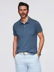 Ombre Men's polo t-shirt with decorative buttons