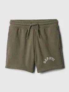 Kaki chlapčenské teplákové kraťasy GAP