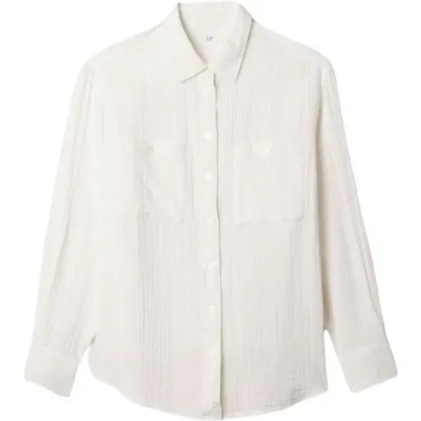 GAP BIG Dámska košeľa, biela, veľkosť