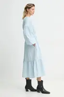 Bavlněné šaty Levi's JOLENE LS MAXI DRESS