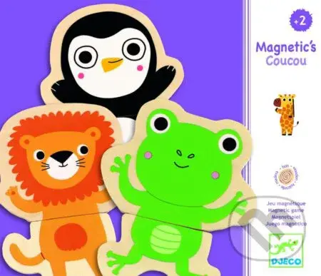 Drevené magnetky - Veselé zvieratká