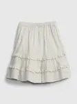 GAP Detská sukňa stripe skirt Biela