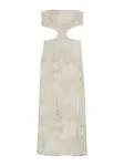 Bershka Šaty  kamenná / svetlosivá
