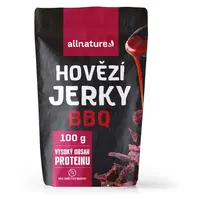 ALLNATURE Beef bbq jerky sušené maso 100 g