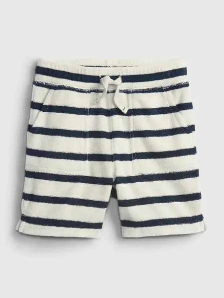 GAP Dětské kraťasy stripe pull-on shorts - Kluci