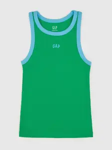 GAP Žebrovaný top s logem - Dámské