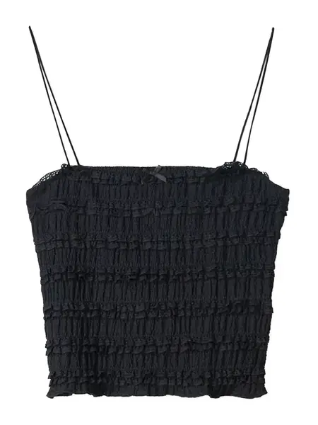 Bershka Top  čierna