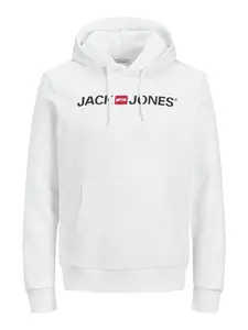 JACK & JONES Mikina  červená / čierna / biela