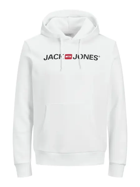 JACK & JONES Mikina  červená / čierna / biela