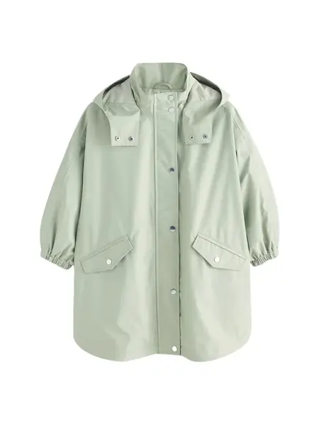 Next Kabát  pastelovo zelená