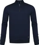 TED BAKER LONDON - Pánska mikina Navy Antram