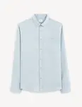 Celio Košile lyocell regular Gacocel - Pánské