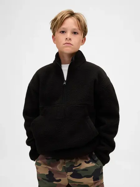 GAP Dětská sherpa mikina Arctic Fleece - Kluci