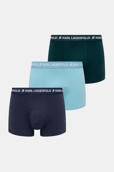 Karl Lagerfeld  boxerky pánské bavlněné s elastanem 3-pack
