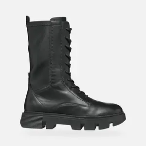 Černé dámské kotníkové boty Geox Vilde