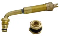 Redukce EM ventilu, výška 22,5 mm, závity 7,6 a 12,6 mm - Ferdus 11.128 Varianta: úhel 80 stupňů. délka 129 mm