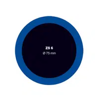 Záplata ZS 5 na opravu duší průměr 60 mm - 1 kus - Ferdus 1.06 Varianta: ZS 6 na opravu duší průměr 75 mm. 1 ks