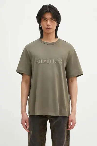 Helmut Lang Bavlněné tričko Helmut Lang Logo Ov Tee.Hvy Ever