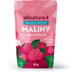 ALLNATURE Malina sušená mrazom celá 30 g