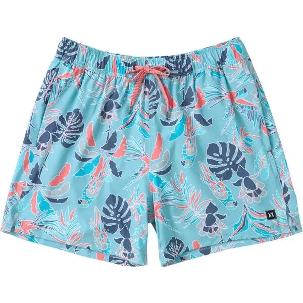 SAXX OH BUOY 2N1 VOLLEY 5 Pánske plavecké šortky, svetlomodrá, veľkosť